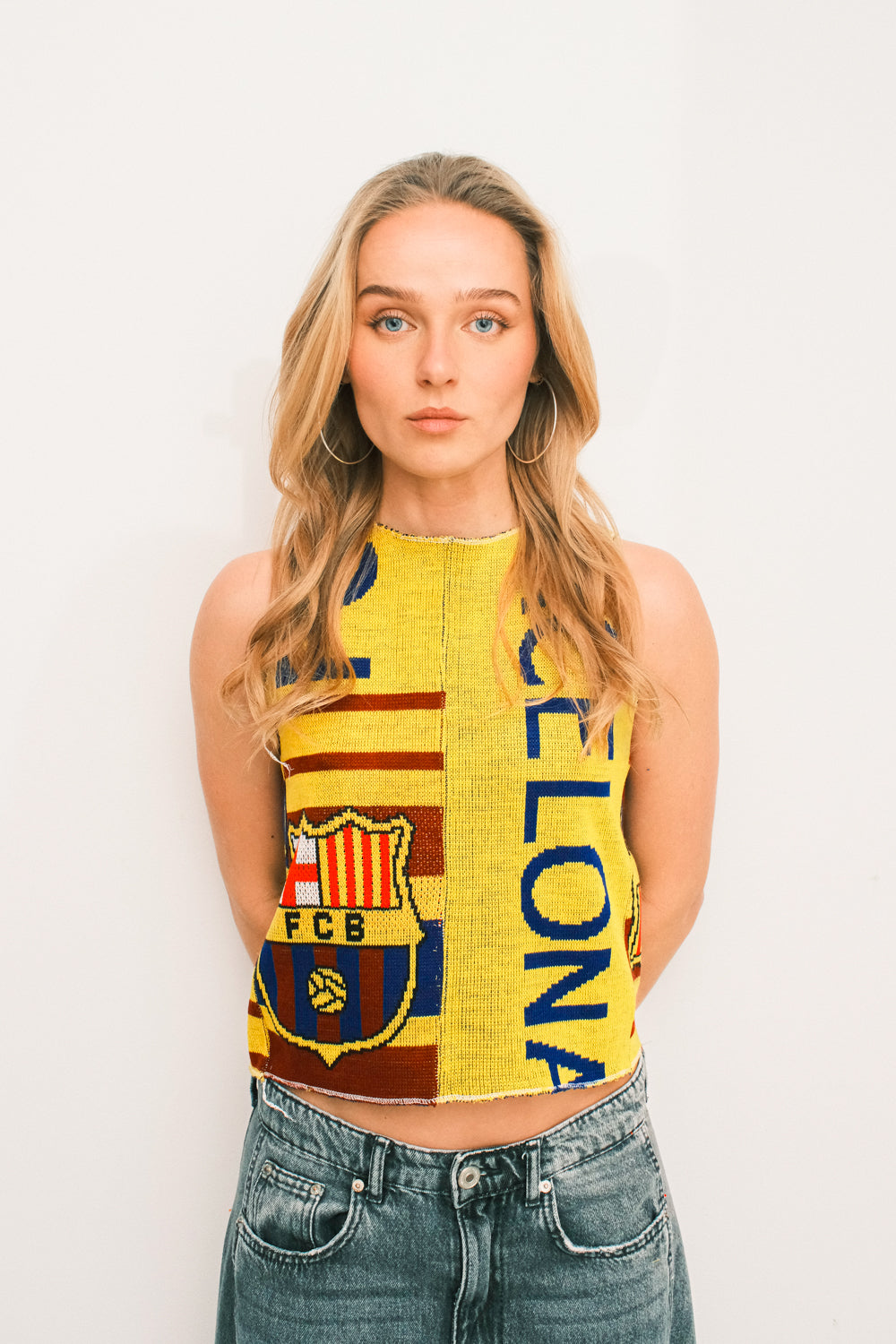 VINTAGE UPCYCLED BARCALONA TOP